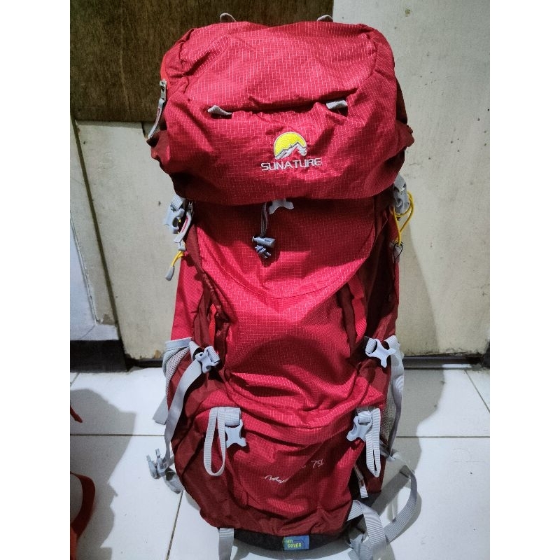 Carrier Keril Tas Gunung Sunature 70L