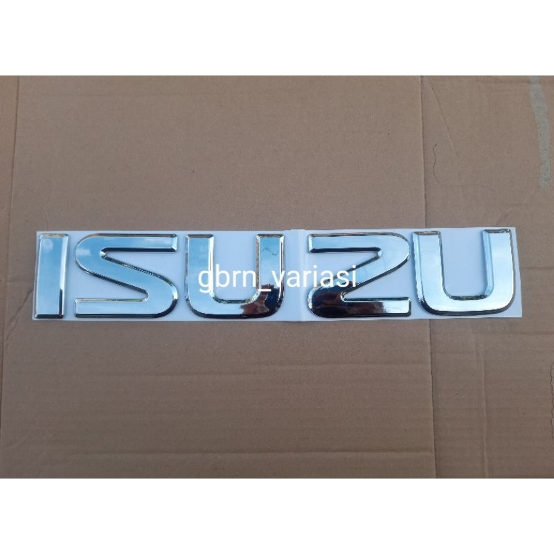 Emblem Isuzu Elf Nhr55 Nkr71 Traga/ Emblem Logo Isuzu Elf Kabin Depan Isuzu Elf