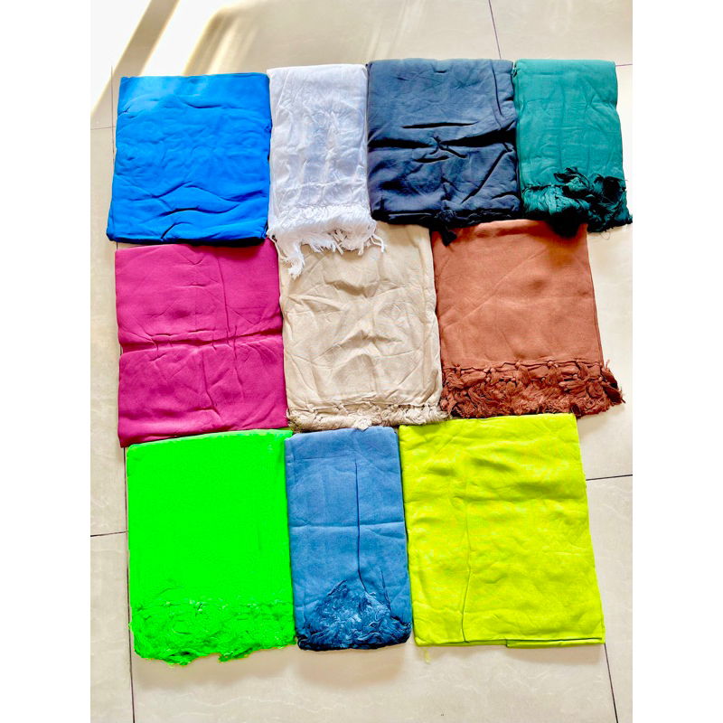 Surban Ridak Rida’ Solo Panjang Polos Warna