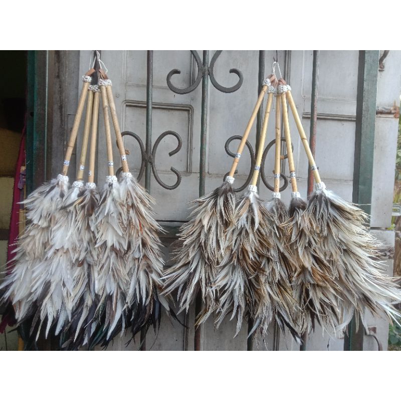 Kemoceng bulu ayam jago premium