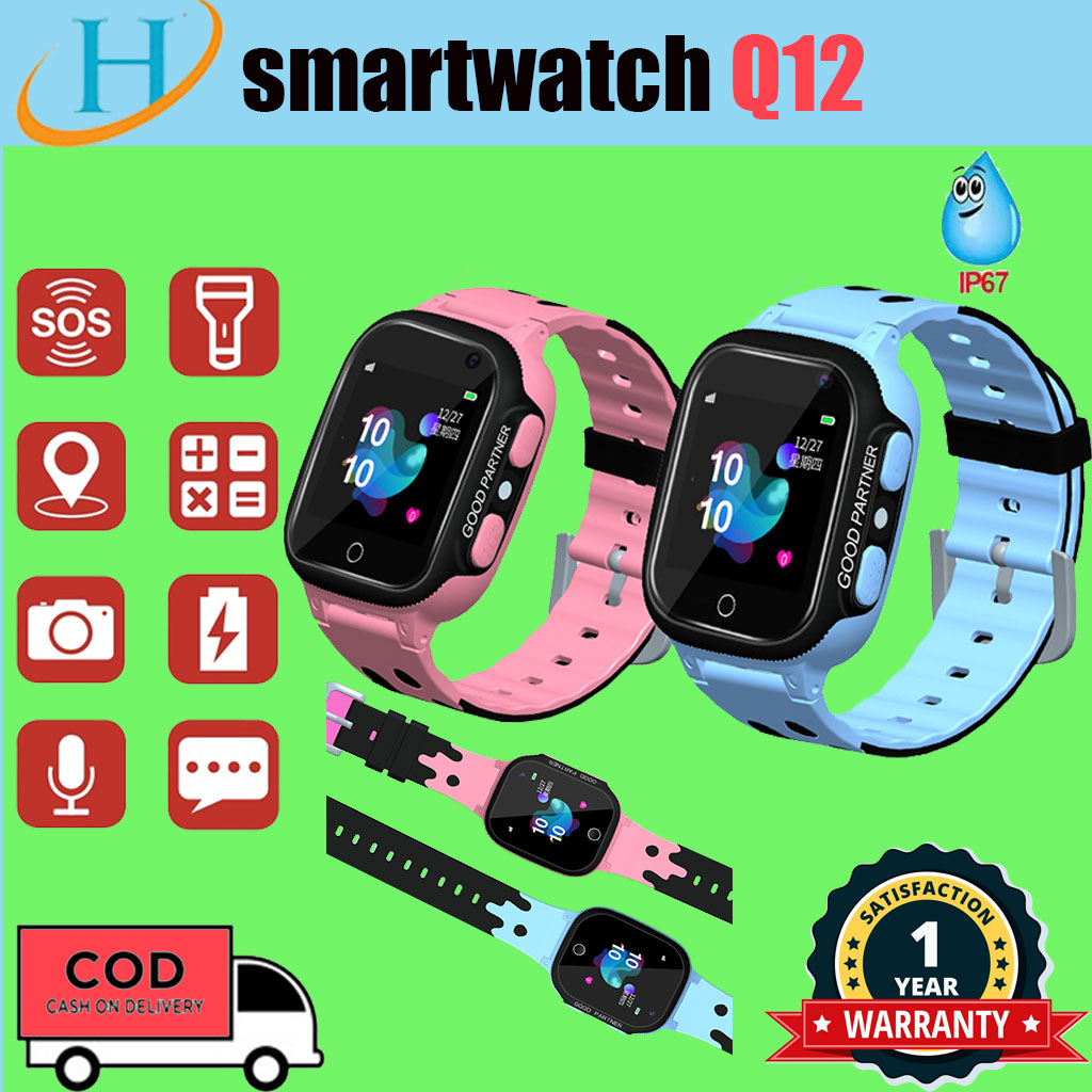 Smartwatch Anak IP67 Emergency Call Multifungsi Jam Digital Waterproof