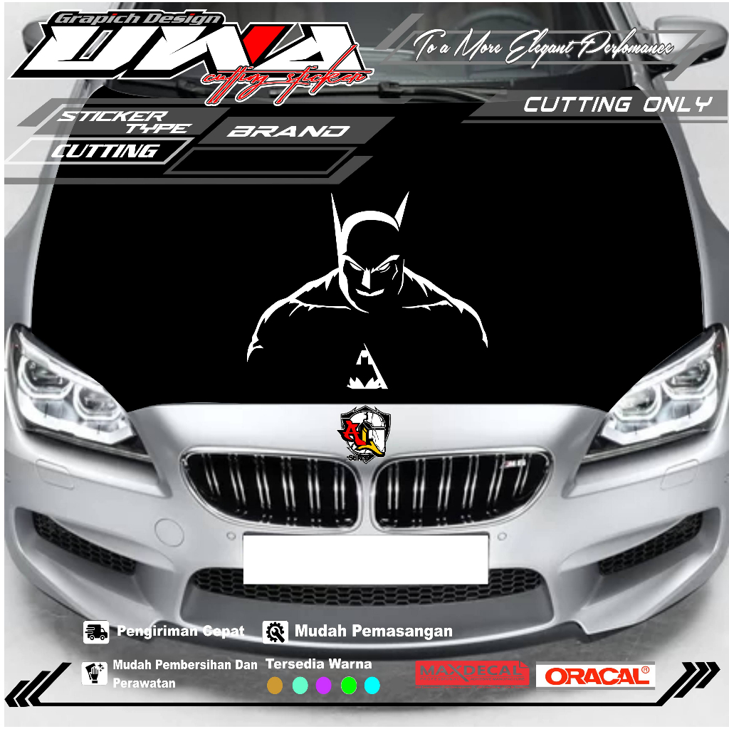 STICKER CUTTING/STIKER CATING KAP MOBIL/KD.140/STICKER AVANZA/STIKER SEDAN/STIKER MOTOR/STRIPING MOT