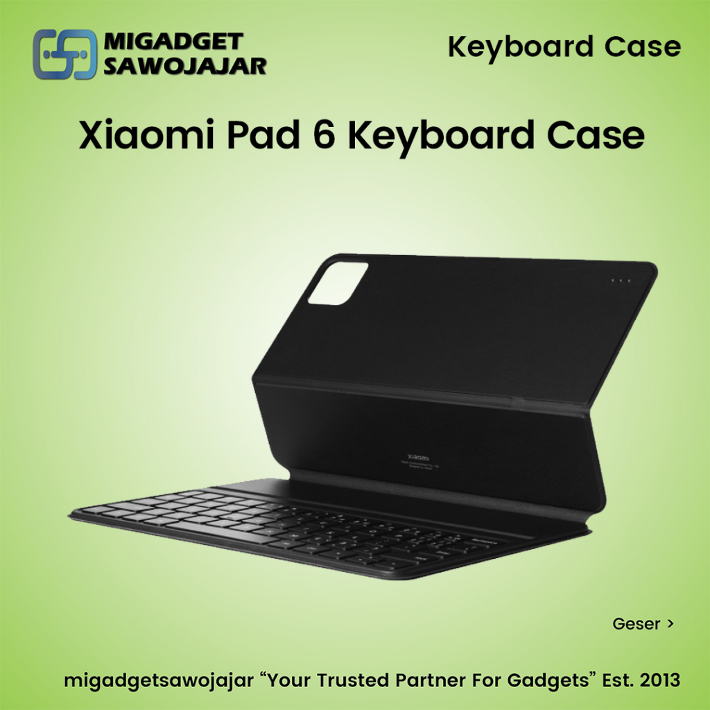 Xiaomi Pad 6 Keyboard Case Kulit PU Koneksi Pin Pogo