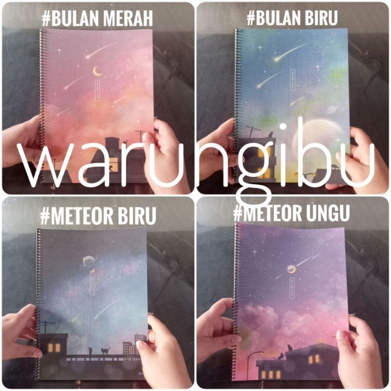 

In The Sky Spiral Ruled Notebook Buku Tulis Catatan Kuliah Halaman Garis