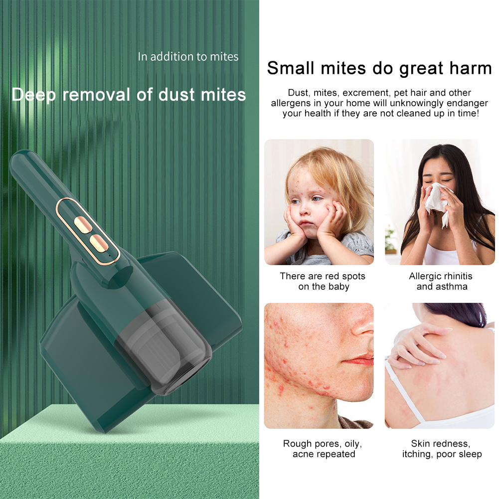 READY 10Kpa Electric Vacuum Cleaner/Alat Penghapusan Tungau Debu Vacuum Cleaner/Vacuum Cleaner Tanpa