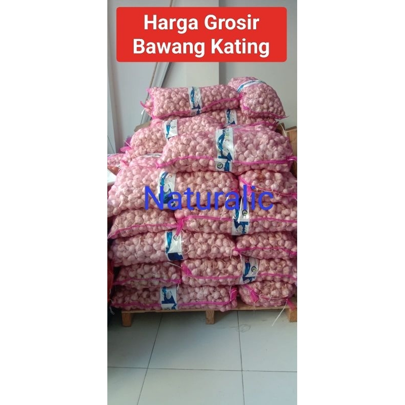 

Naturalic Bawang Segar Kating / Bawang putih Kating bersih/ Bawang Putih Premium 1kg