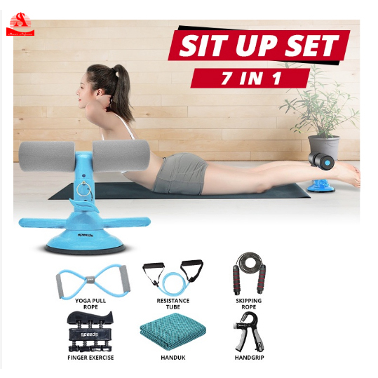 Sit Up Stand 7 IN 1 Set Alat Olahraga Gym Rumah 1 Set