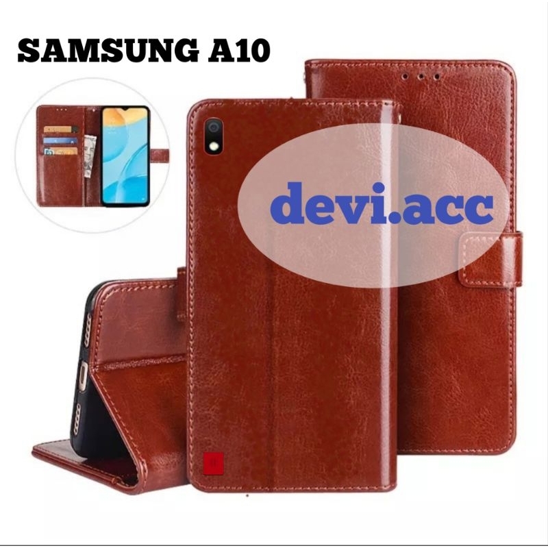 CASING HP MODEL DOMPET FLIP COVER SAMSUNG A10