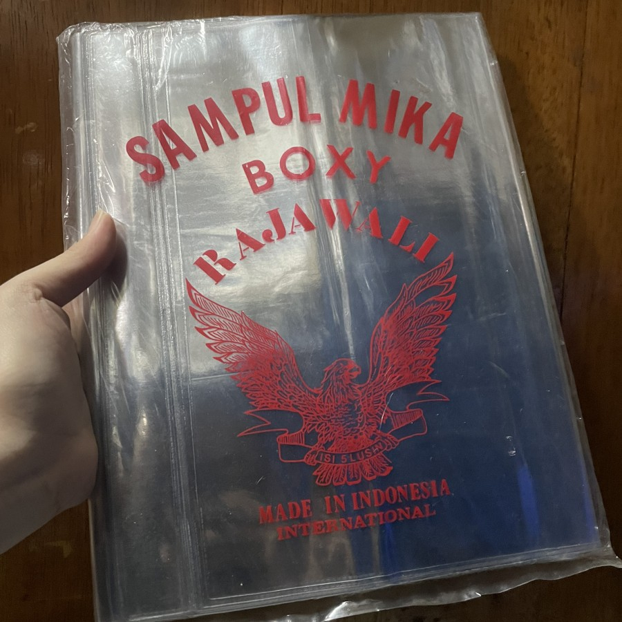 

Sampul buku plastik mika ukuran boxy / campus - 1 lusin