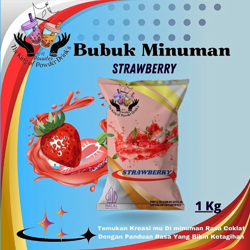 

BUBUK MINUMAN RASA STRAWBERY SERBUK MINUMAN KILOAN BUBUK MINUMAN PREMIUM MINUMAN BUBUK RASA