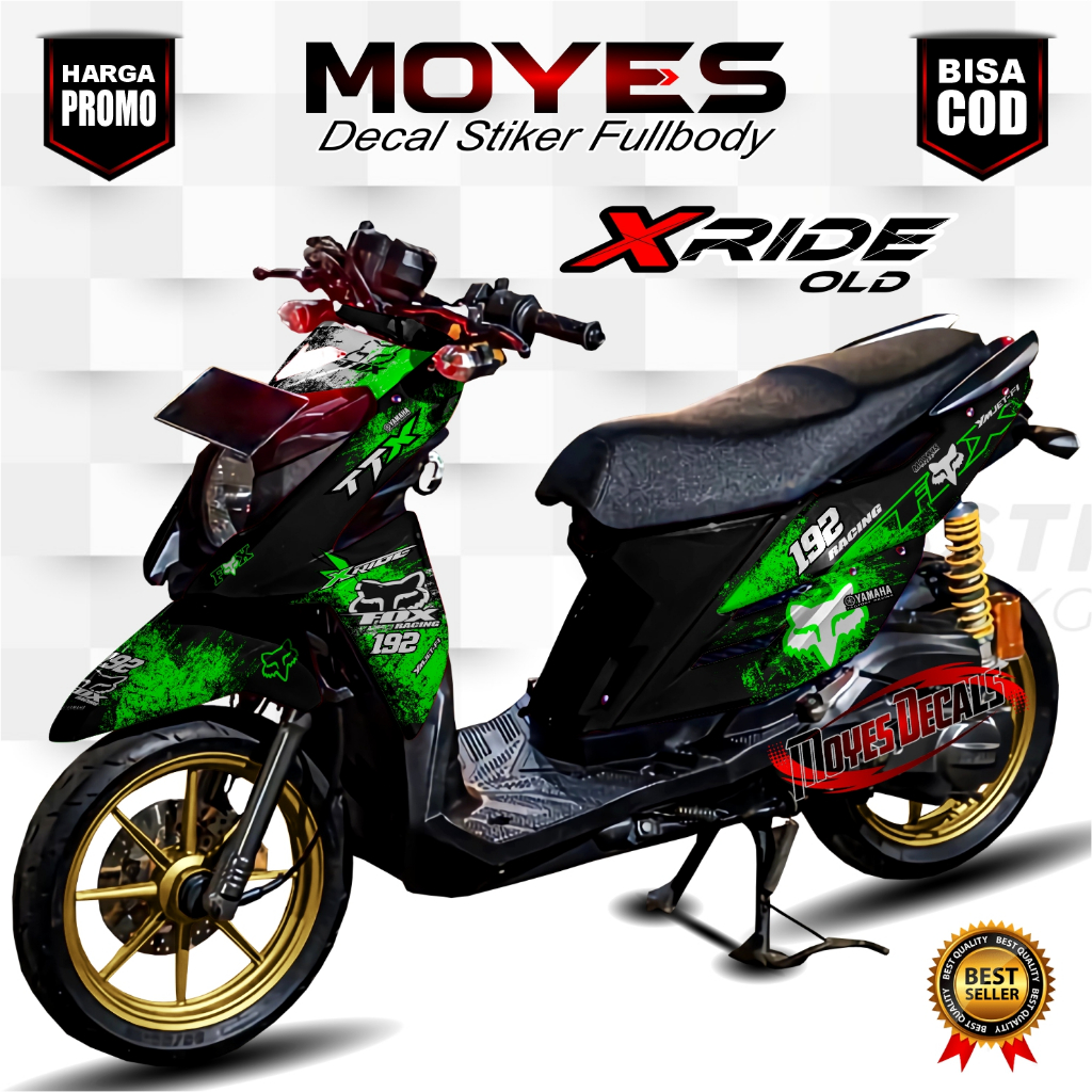 Decal Stiker X RIDE OLD Fullbody - Stiker XRIDE Motif X