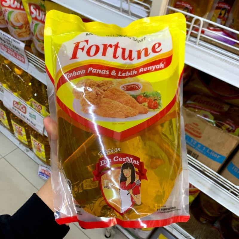 

Fortune Minyak Goreng 2 liter (refill&pillow)