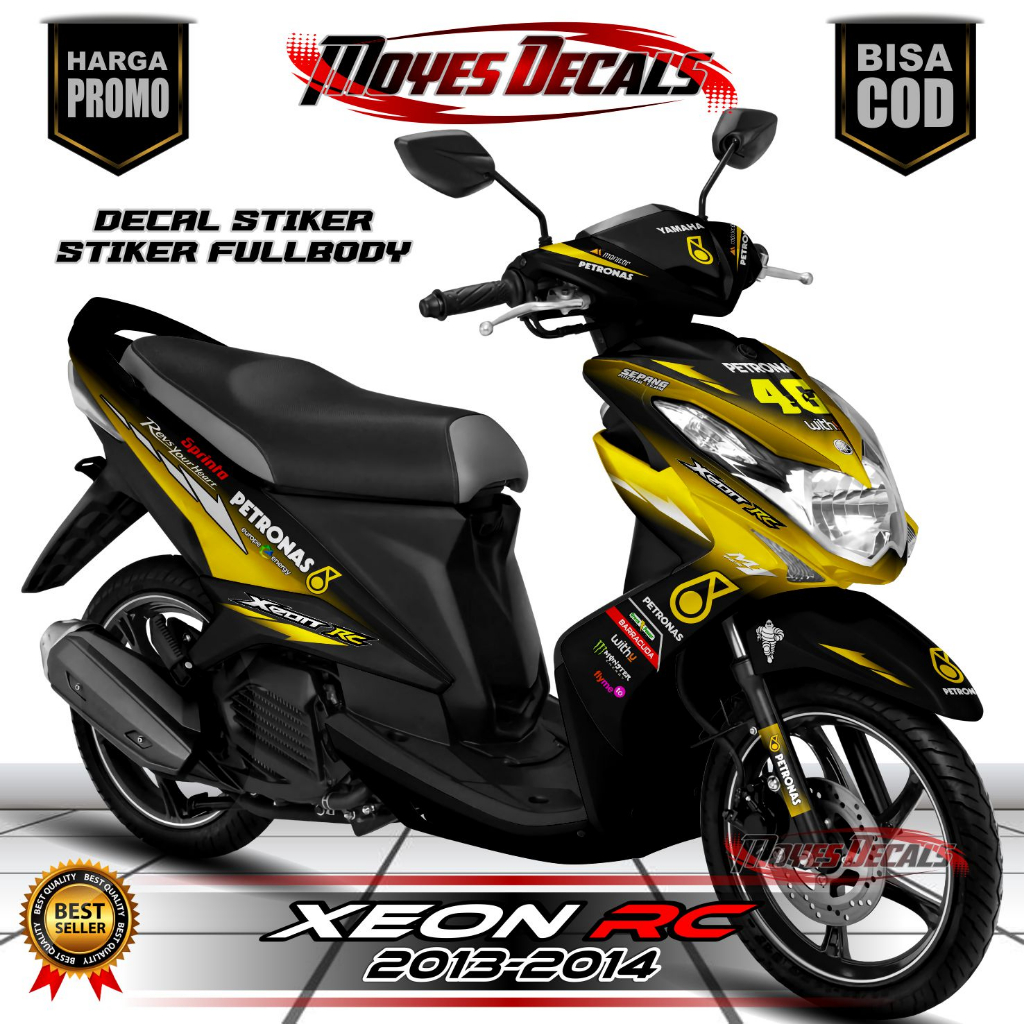 Decal Xeon Rc Karbu Full Body Stiker Xeon Rc Karbu Full Body Striping Xeon Karbu Variasi Balap
