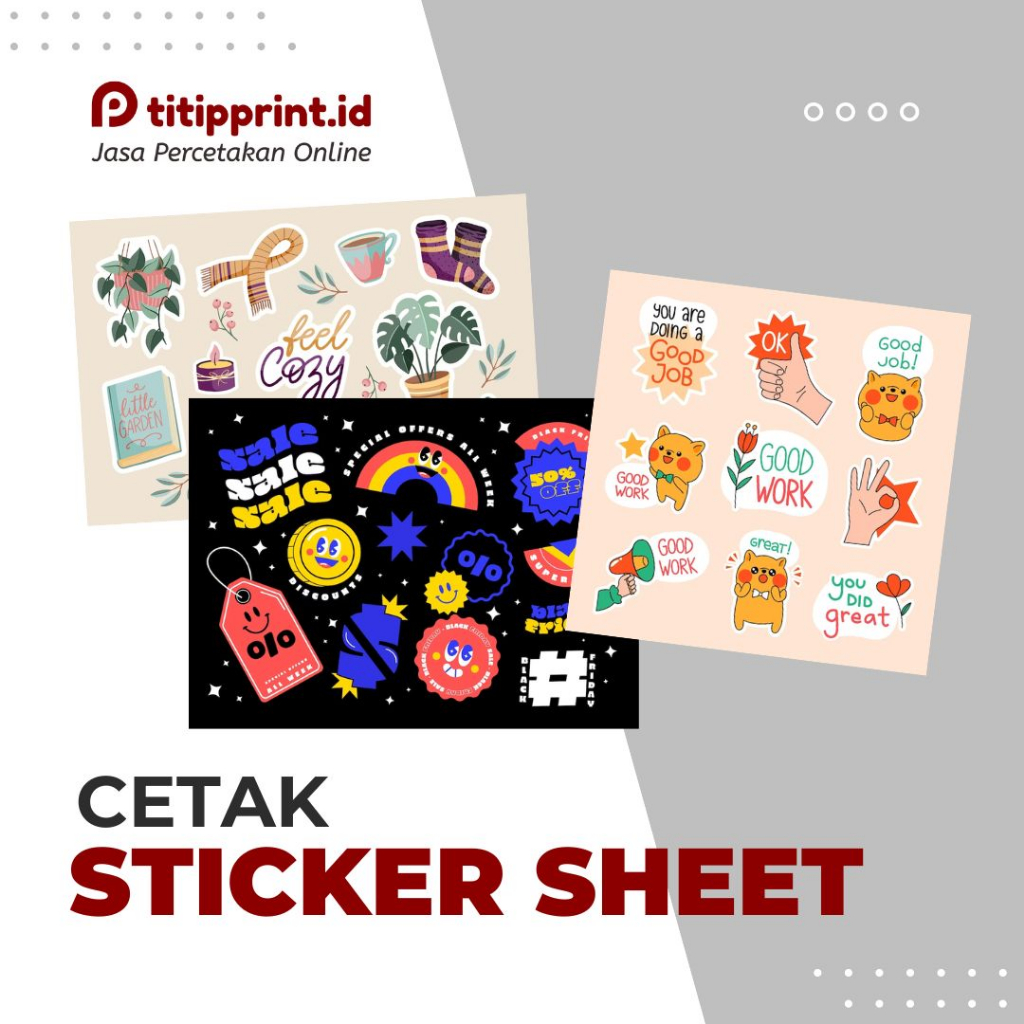 

Sticker Stiker Label sheet custom