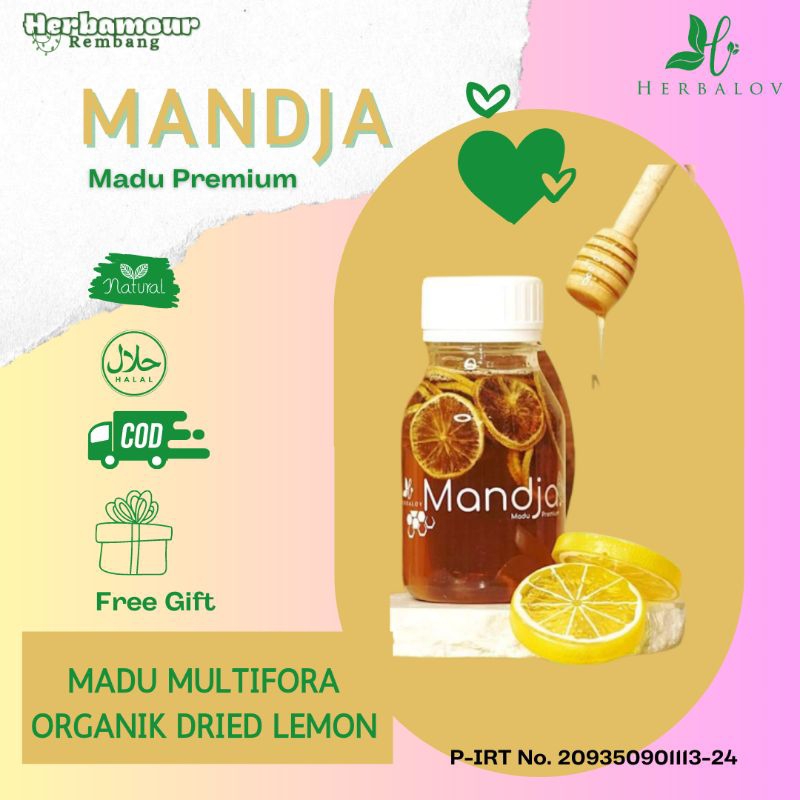 

HERBALOV MANDJA MADU PREMIUM DENGAN DRIED LEMON UNTUK KESEHATAN DIET KECANTIKAN