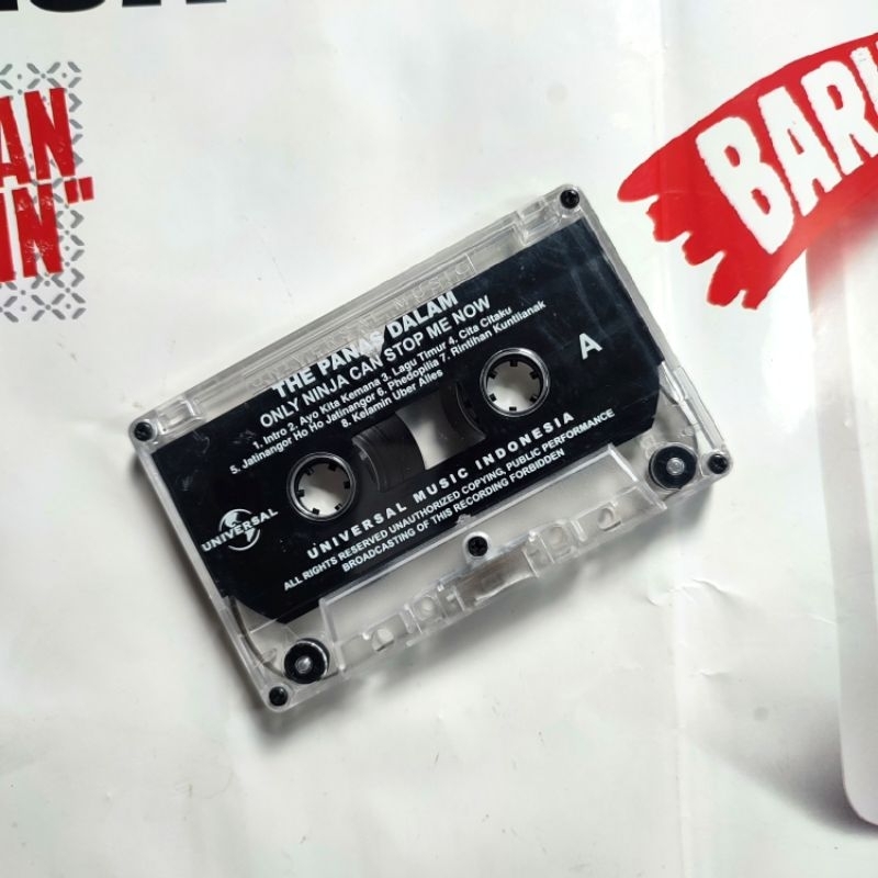 Kaset pita The Panas Dalam Only Ninja Can Stop Me Now HANYA KASET