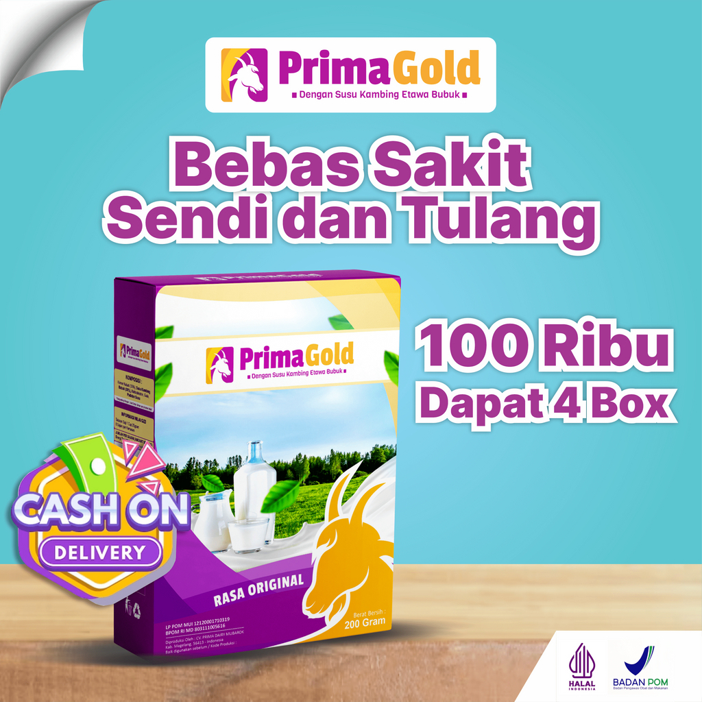 

[TERLARIS] CUMA 100 RB 4 BOX SUSU ETAWA PRIMA GOLD ASLI 100%