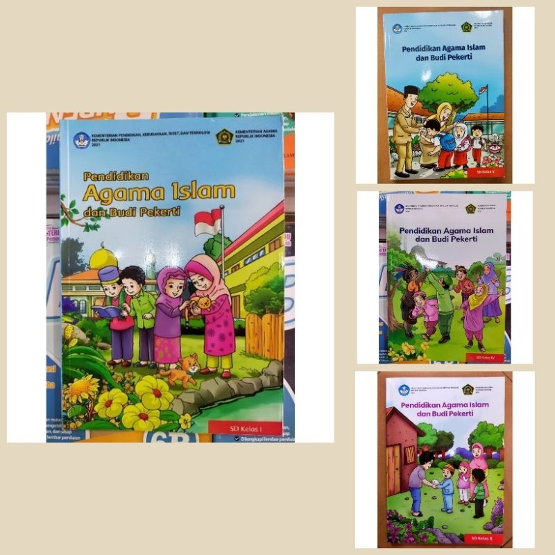 Buku Pelajaran SD/MI : Pendidikan Agama Islam dan Budi Pekerti Kelas 1 - 6 SD/MI Kurikulum Merdeka K