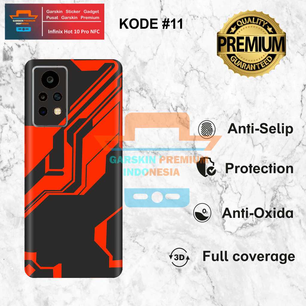 *(NEW)* COD Garskin Sticker infinix 11pro nfc Motif 1115 Bisa Request Gambar ISI 2PCS Garskin/Stiker