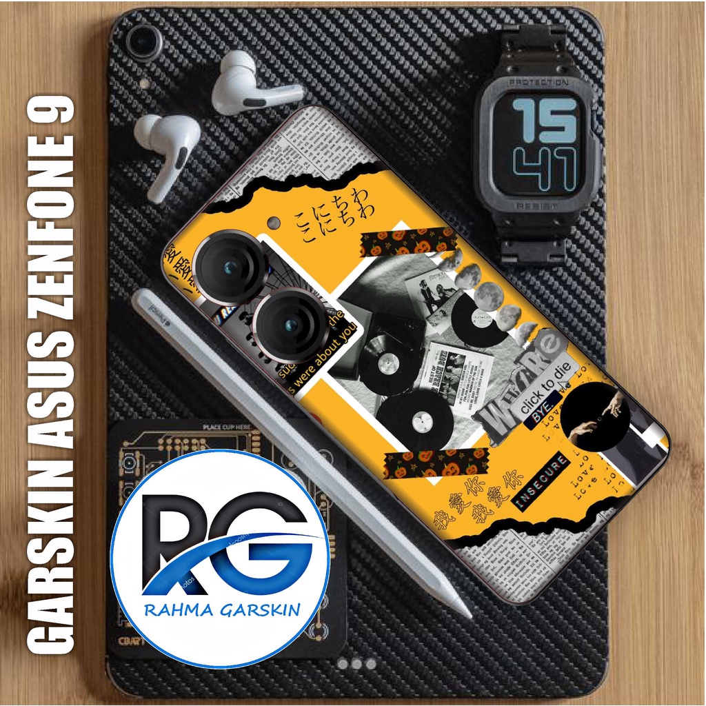 *(NEW)* GARSKIN ASUS ZENFONE 9 MOTIF GUNDAM  SKIN ANTIGORES ASUS ZENFONE 9  FREE CUSTOM MOTIF ISI 2P