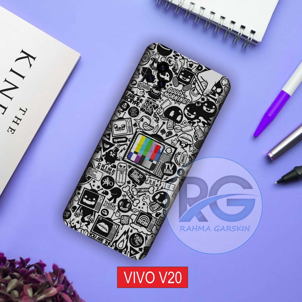 *(NEW)* COD GARSKIN VIVO V20 MOTIF STIKER CODE 13 FREE CUSTO  ISI 2PCS Garskin/Stiker Case/Skin Prot