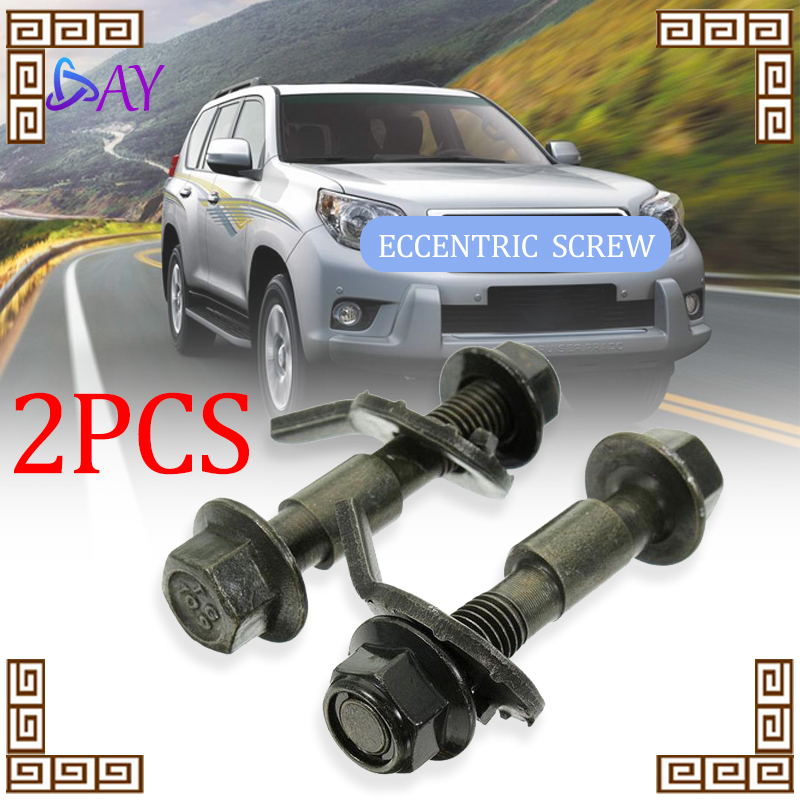 [1 Set 2 Pcs] Batang Baut Chamber /Baut Spooring Whee/Nut Baut Chamber Spooring /Ukuran 12mm Chamber