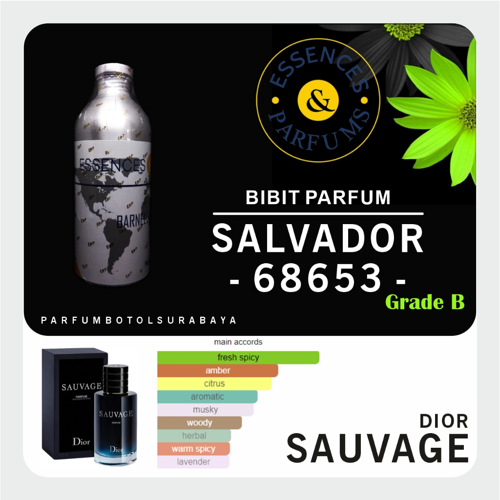 Bibit Parfum - SALVADOR 68653 | Sauvage | Grade B | Essences | 500gr Segel