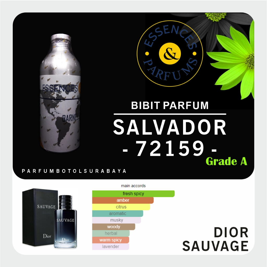 Bibit Parfum - SALVADOR 72159 | Sauvage | Grade A | Essences | 500gr Segel