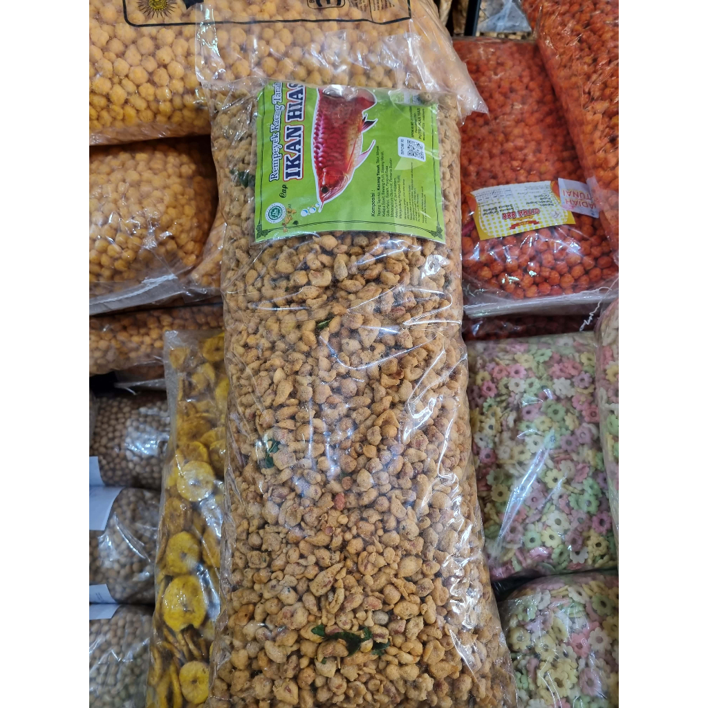 

kacang peyek ikan hias