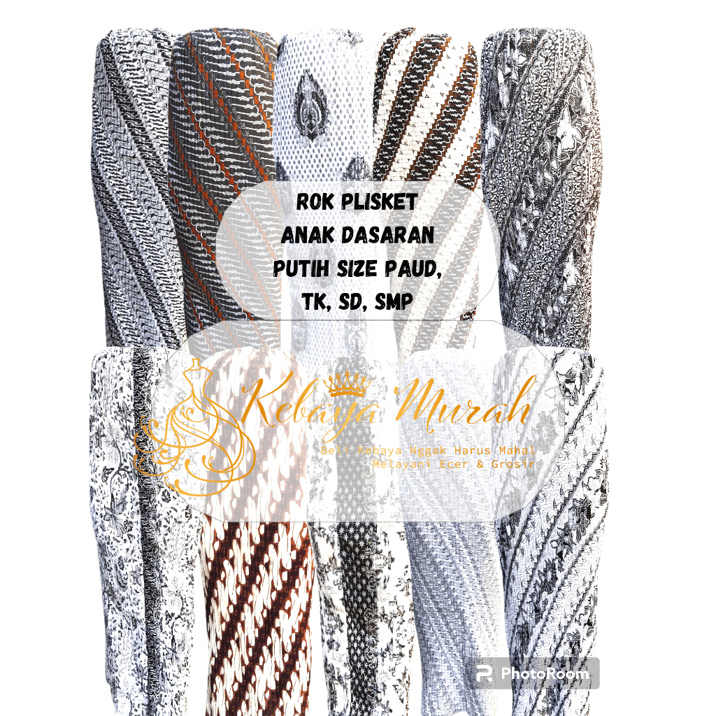 ROK PLISKET ANAK DASARAN PUTIH