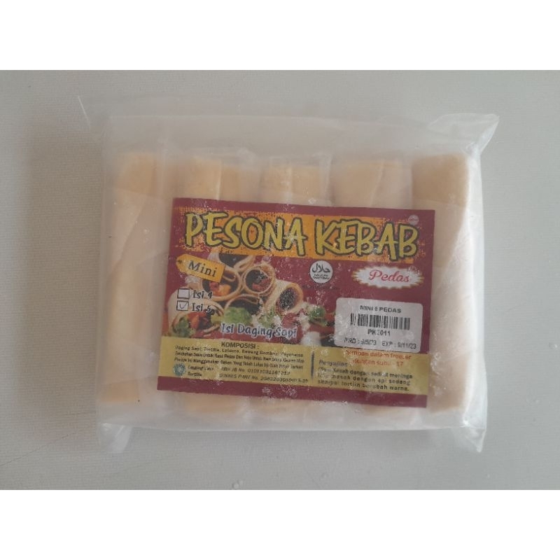 

Pesona Kebab Pedas isi 5 biji 300gr