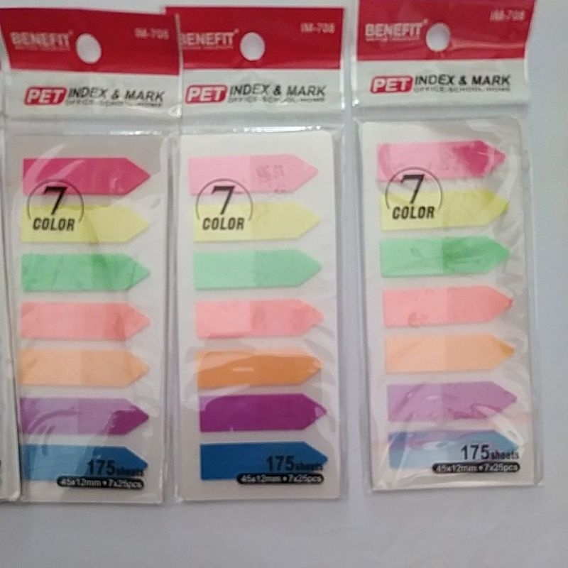 

STICKY NOTE INDEX & MARK / STICKY NOTE INDEX & MARK 7 Warna (Mark / Page Marker)