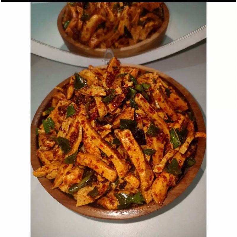 

Basreng viral 250Gr pedas daun jeruk kota padang