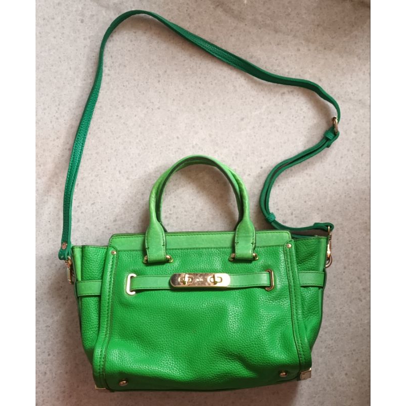 Coach Sweager Green 2nd Hand Bag