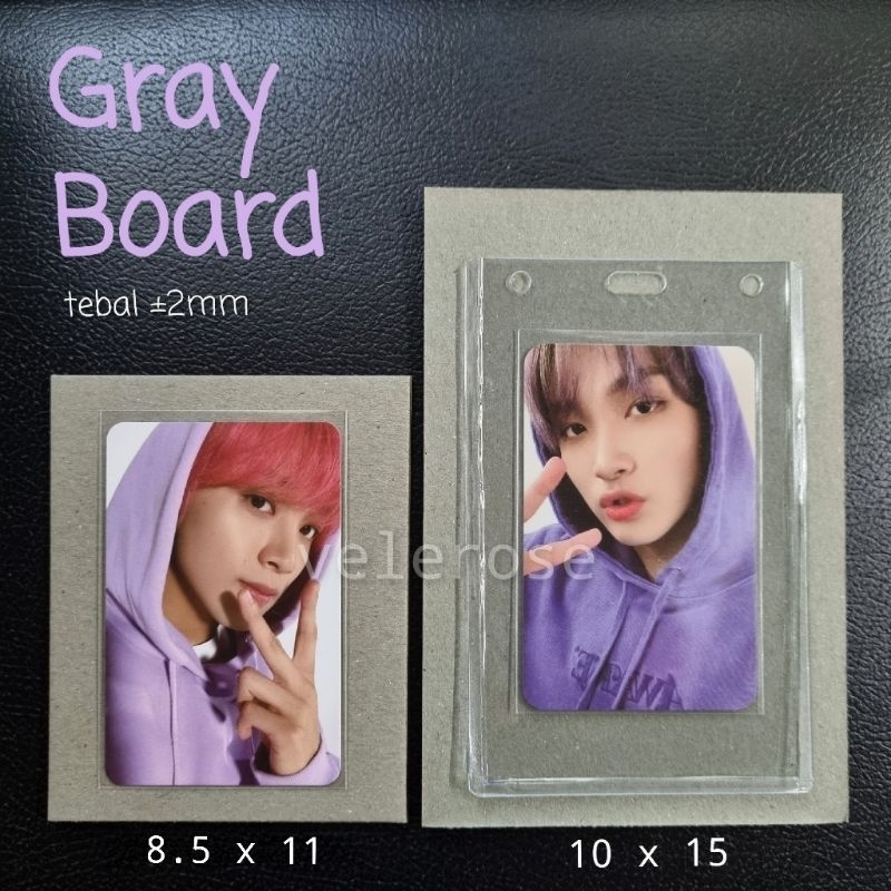 [READY] Grey Board / Gray Board Yellow Board photocard