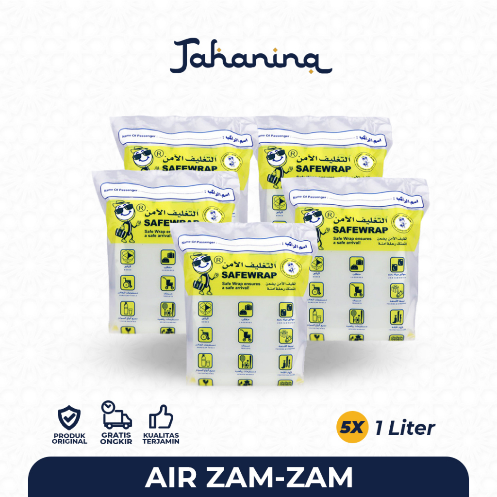 

PAKET AIR ZAM ZAM 1 LITER - ISI 5pcs (ASLI)