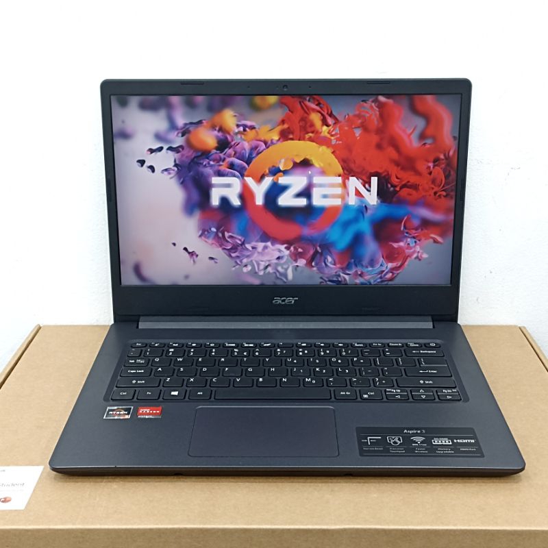 Laptop Editing Acer Aspire 3 AMD Ryzen 3 3250U ram 4GB SSD 256GB 2nd Mulus