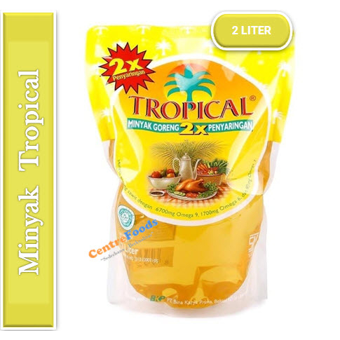 

Minyak Goreng Sayur - Tropical | Pouch 2 Liter [ Harga Per PCS ]