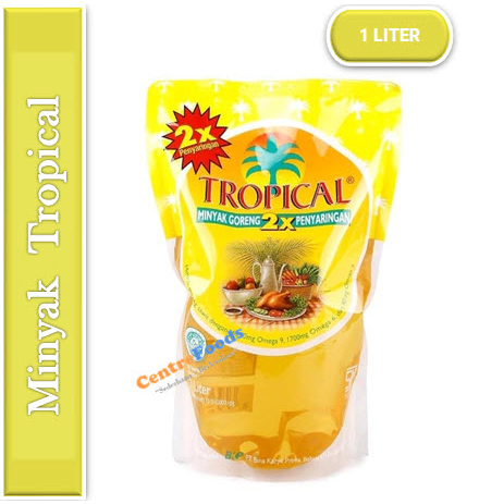 

Minyak Goreng Sayur - Tropical | Pouch 1 Liter [ Harga Per PCS ]