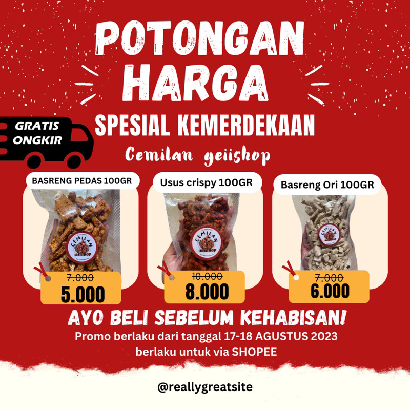 

BASRENG 100GR VIRAL PEDAS DAUN JERUK cemilan geiishop