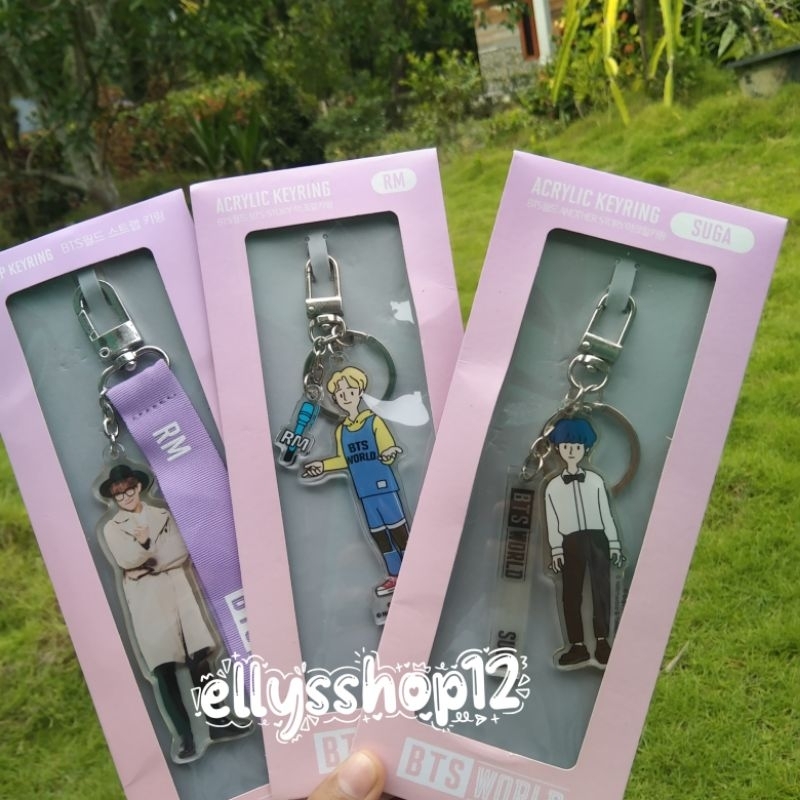 OFFICIAL BTS WORLD BTSW KEYRING (Baca Deskripsi)