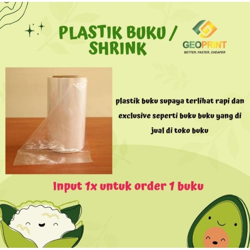 

SHRINK BUKU/PLASTIK BUKU/Pembungkus Buku