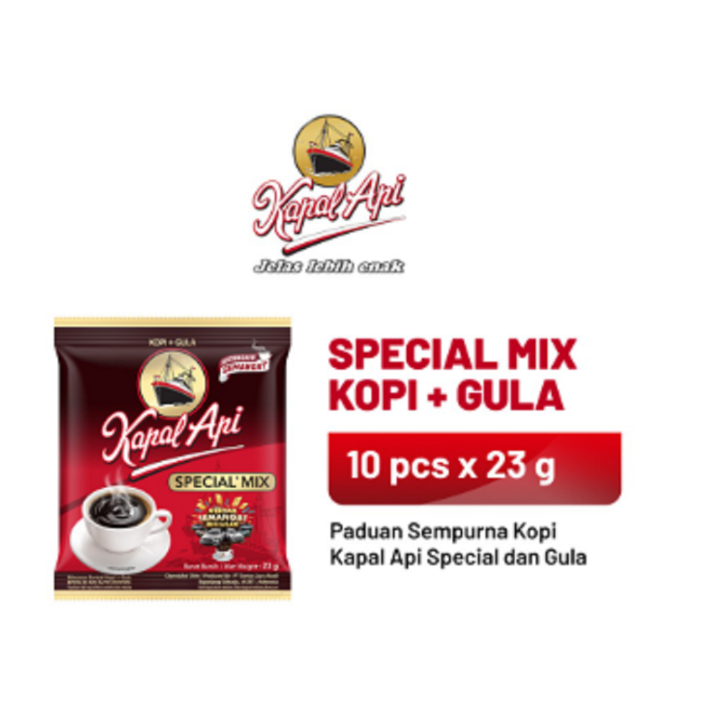 

Kopi Kapal Api Special Mix 1 Renteng (10×23gr)