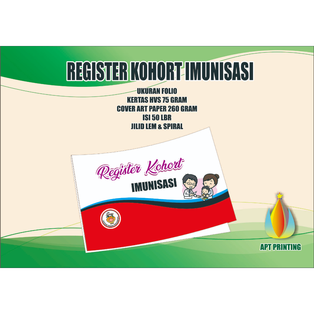 

REGISTER KOHORT IMUNISASI (SIZE FOLIO)