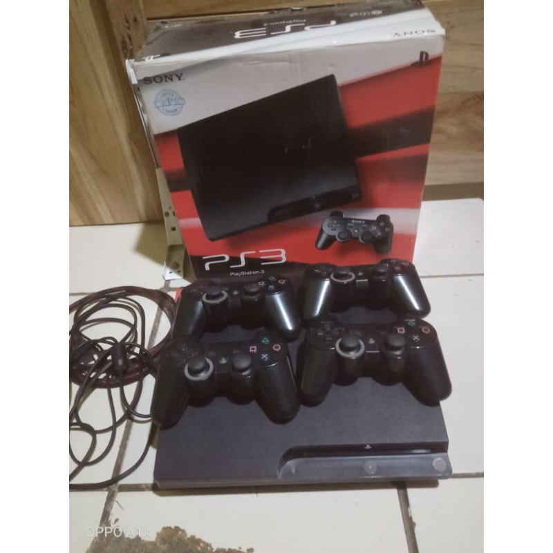 Ps3 Slim CFW 4.90 Seri 2500 320 GB, 4 STIK(2 ori mesin, 2 stik OP)