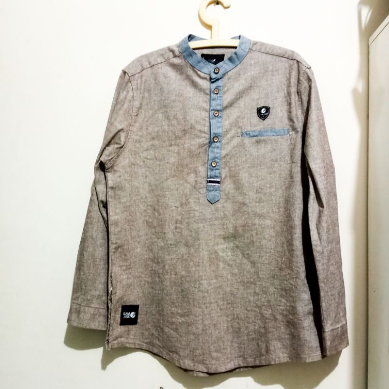 KEMEJA KOKO / KEMKO SAMASE PRIA MUSLIM LENGAN PANJANG PRELOVED