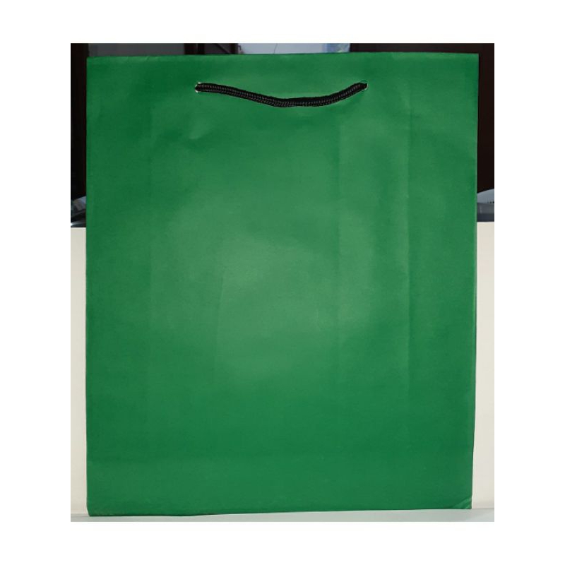 

GREEN PAPER BAG 35×29×10 CM