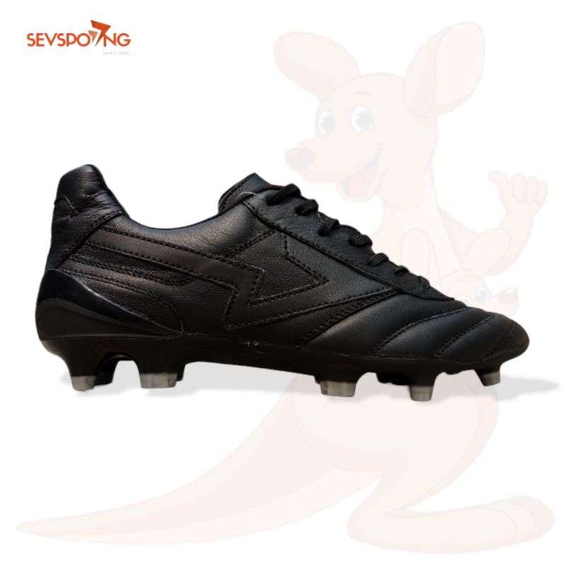 SEPATU SEPAKBOLA SEVSPO MAESTRO BLACKOUT KULIT KANGUROO / KLEA / KANGAROO LEATHER FG