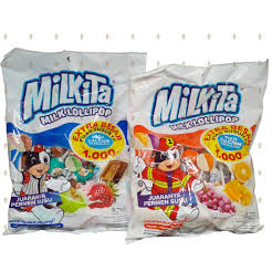 

Permen Milkita Milk Lolipop 360g (40pcs @9g)