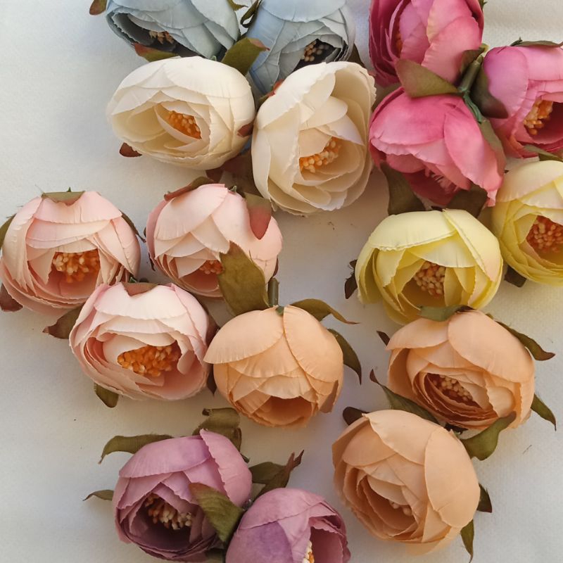 bunga peony, bunga artificial peony, bunga palsu peony, bunga peony